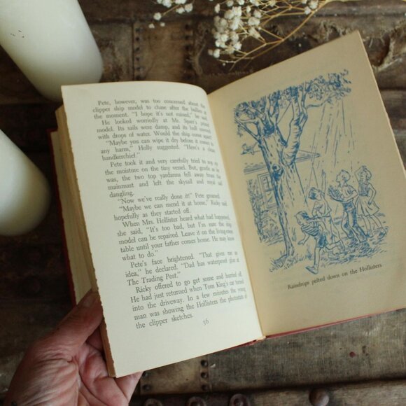 Vintage 1950s Book,  The Happy Hollisters and the Old Clipper Ship by Jerry West - Picture 9 of 10